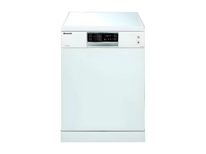 Lave-vaisselle pose libre BRANDT 14 Couverts 59.8cm D, DSF14524W