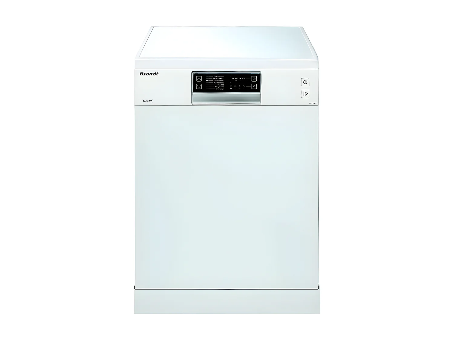 Lave-vaisselle pose libre BRANDT 14 Couverts 59.8cm D, DSF14524W