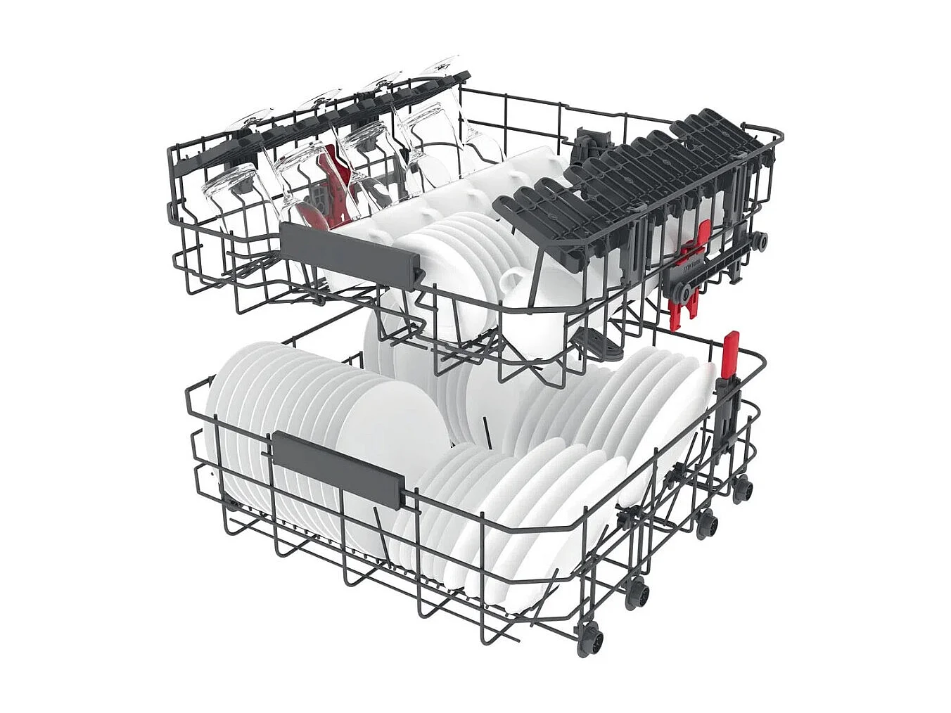 Lave-vaisselle pose libre WHIRLPOOL 14 Couverts 60cm C, WFC3C42P