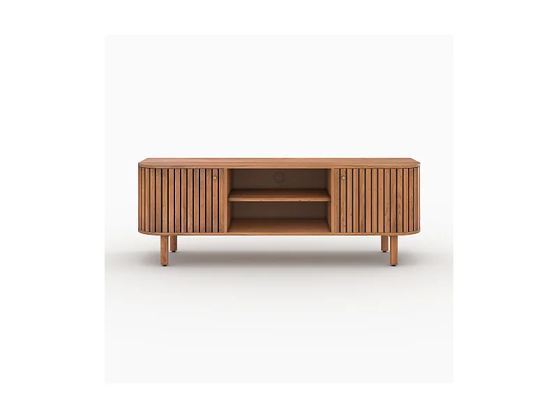 Mueble TV de madera de acacia 145 cm - Paola