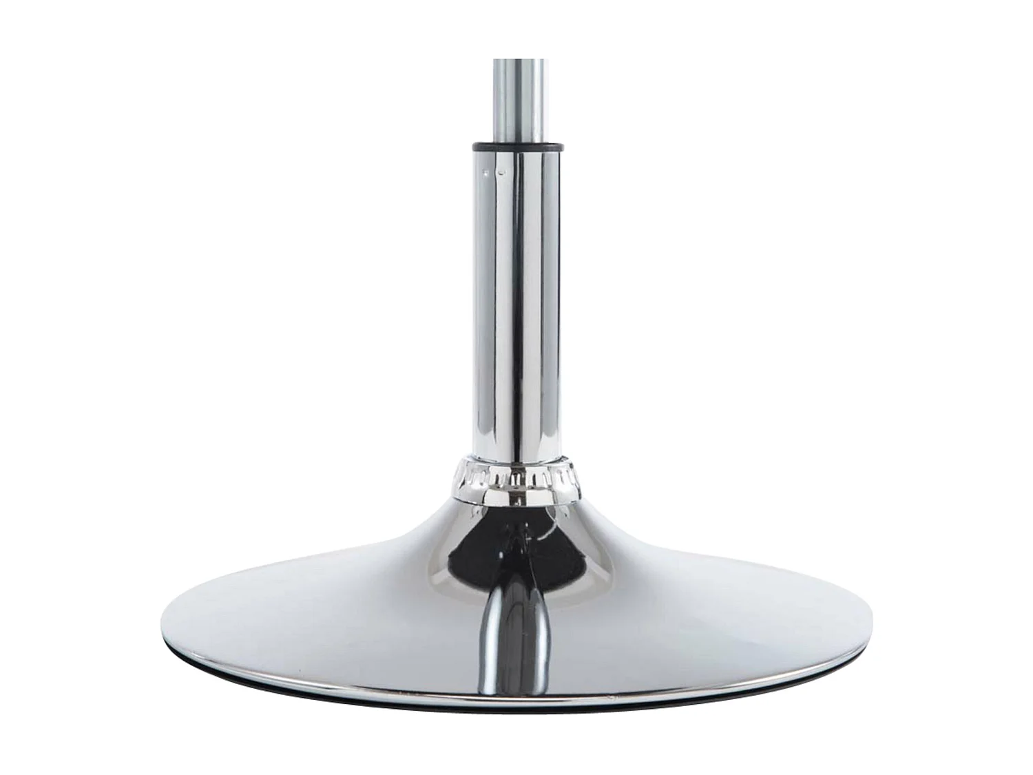 Lot de 4  Chaise gondole - Similicuir & Métal chromé - Marron - Palma V2