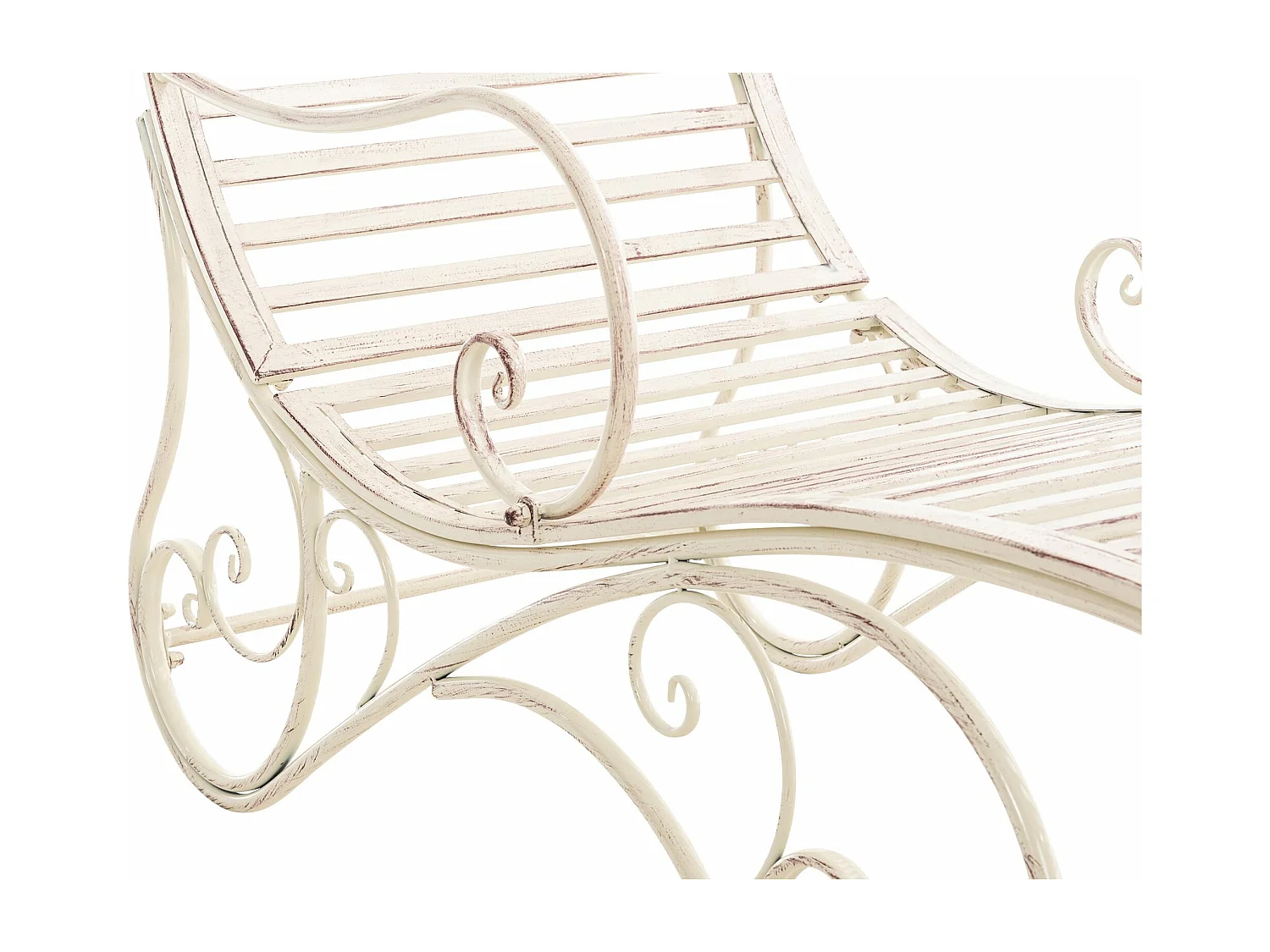 Gartenliege - Metall & Metall - antik-creme - Amiens