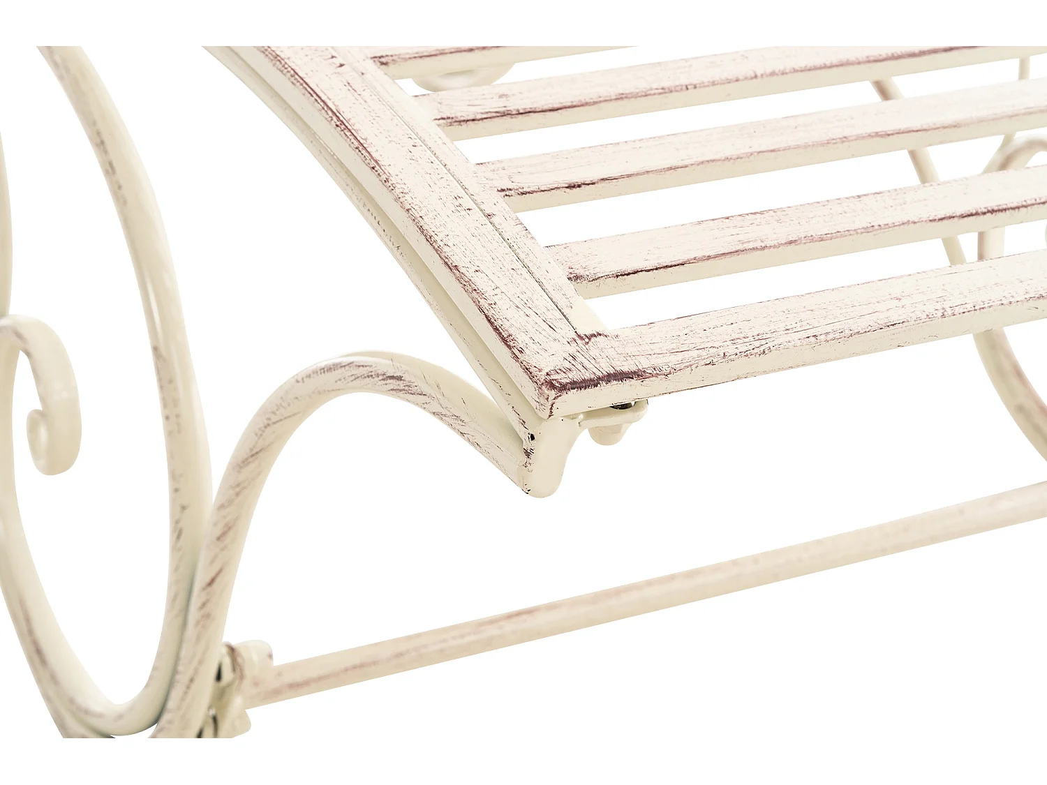 Gartenliege - Metall & Metall - antik-creme - Amiens