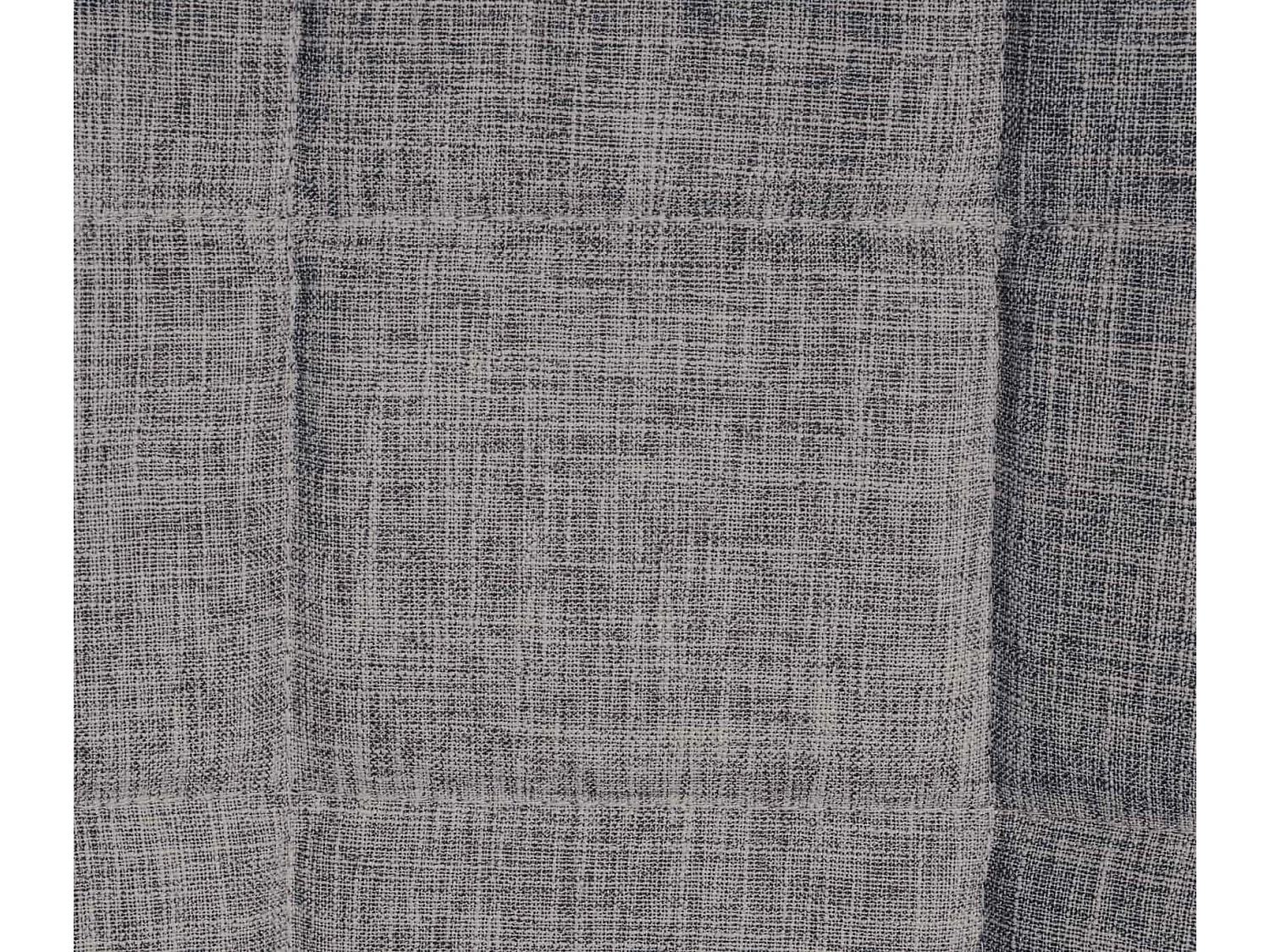 chaise salle à manger - Tissu & Métal noir mat - Gris clair - Tom