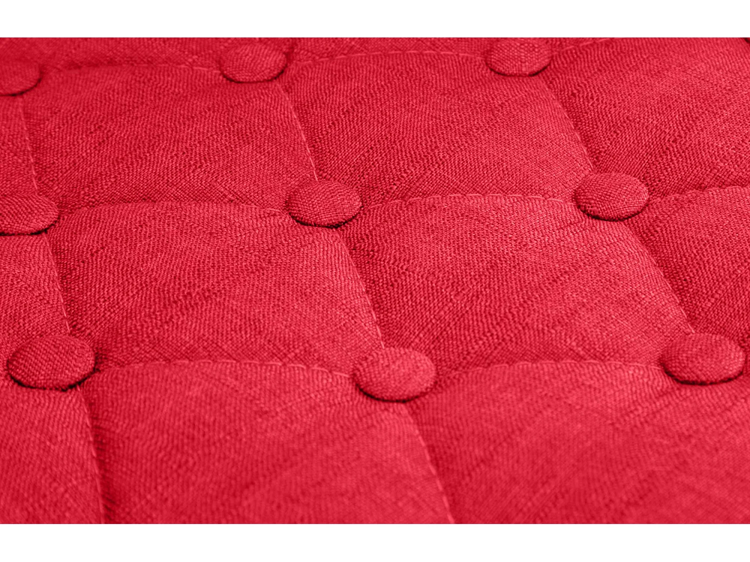 Tabouret de bar - Tissu & Métal - Rouge clair - Dublin