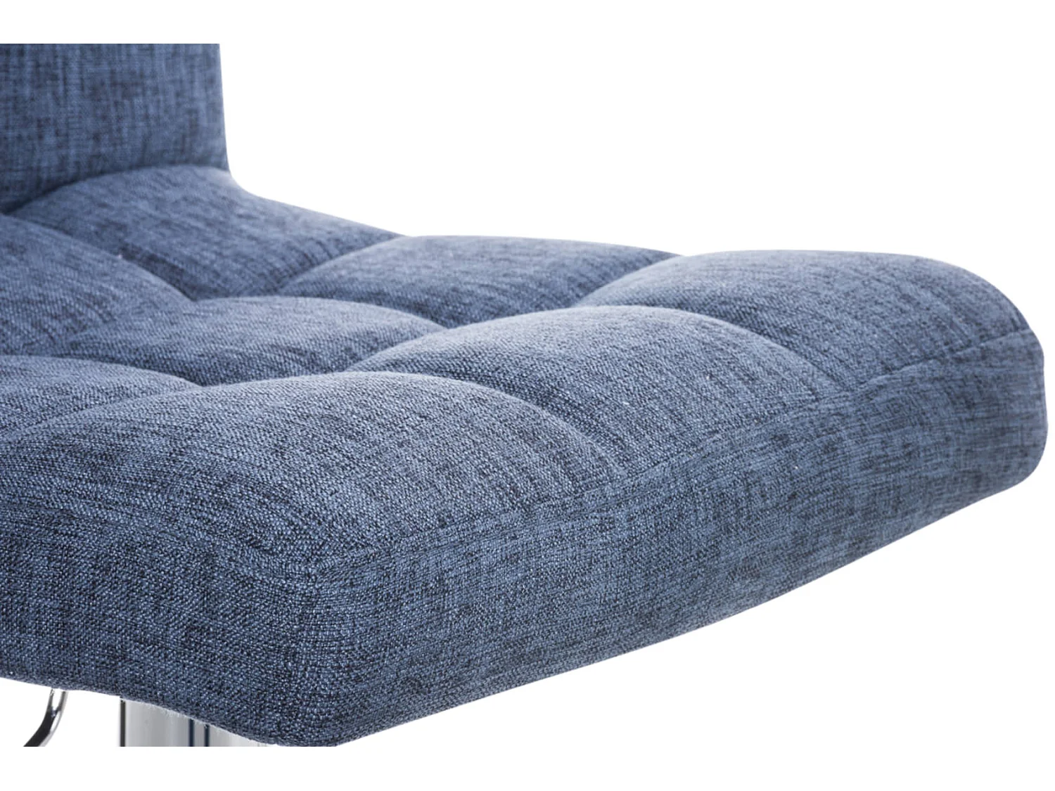 Lot de 2  Tabouret de bar - Tissu - Bleu - Peru