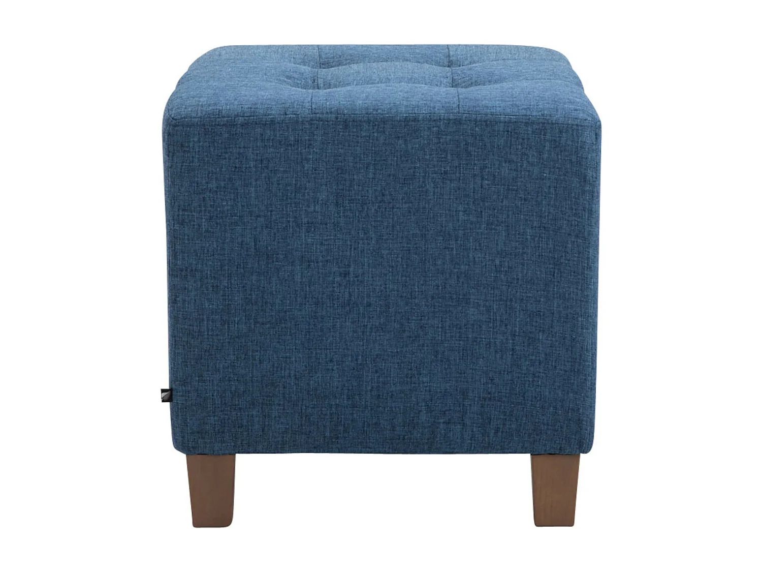 Lot de 2  Tabouret - Tissu & Bois - Bleu - Pharao