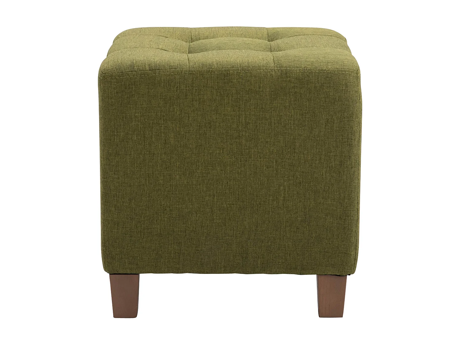 Tabouret - Tissu & Bois - Vert - Pharao