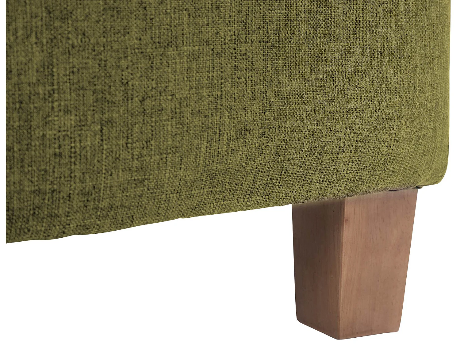 Tabouret - Tissu & Bois - Vert - Pharao