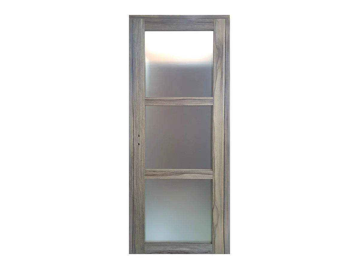 Bloc Porte Frake Vitree H204 X L83 Poussant Droite Cotes Tableau Gd Menuiseries