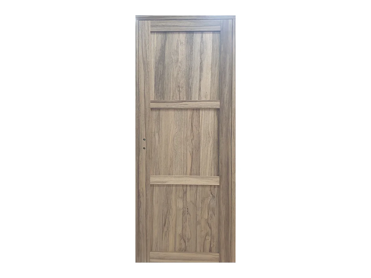 Bloc Porte Frake 3 Panneaux H204 X L83 Poussant Droite Cotes Tableau Gd Menuiseries