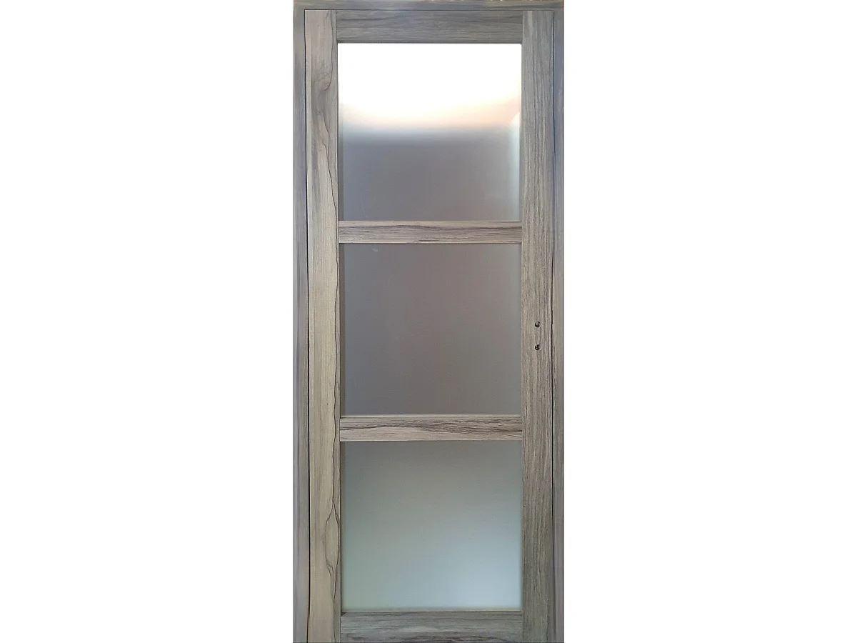 Bloc Porte Frake Vitree H204 X L83 Poussant Gauche Cotes Tableau Gd Menuiseries