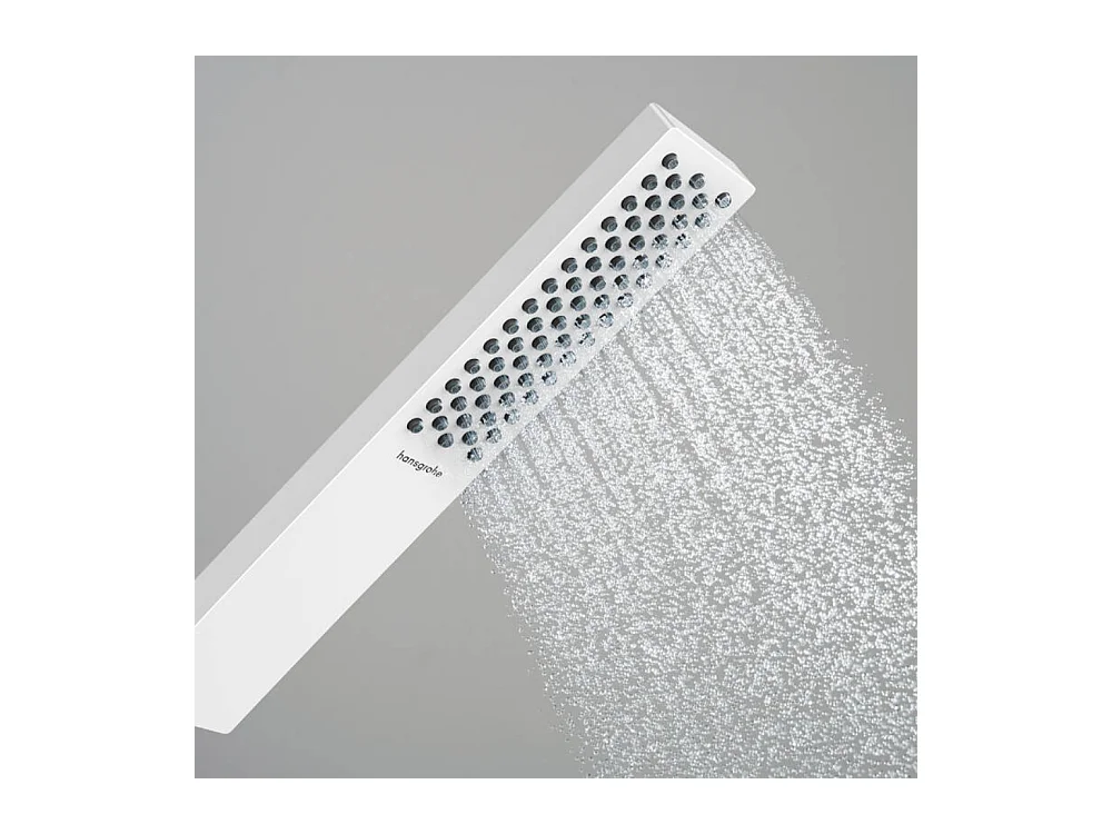 Colonne de douche encastrée thermostatique HANSGROHE ShowerSelect S Douche Pulsify Flexible Isiflex Douchette Pulsify E  blanc