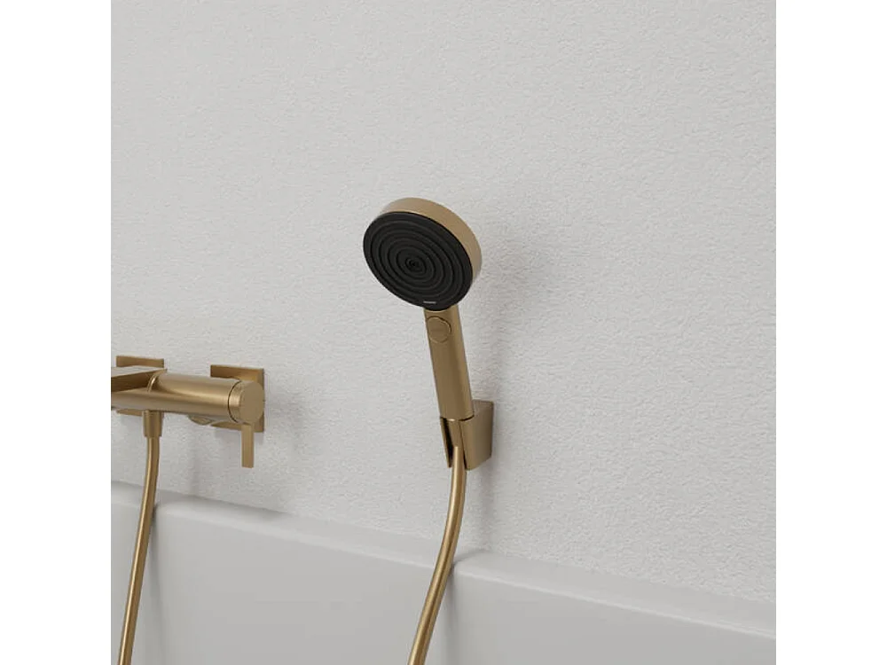 Colonne de douche encastrée thermostatique HANSGROHE ShowerSelect S Douche Pulsify Flexible Designflex Douchette Pulsify bronze
