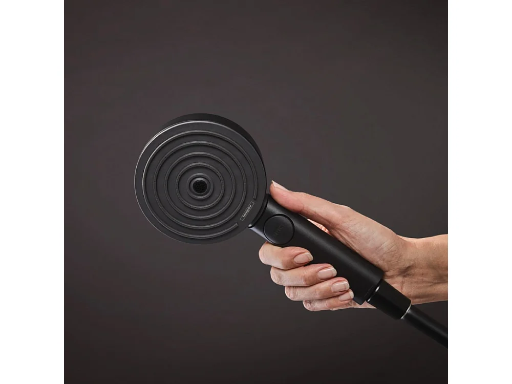 Colonne de douche encastrée thermostatique HANSGROHE ShowerSelect S Douche Vernis S Flexible Designflex Douchette Pulsify noir