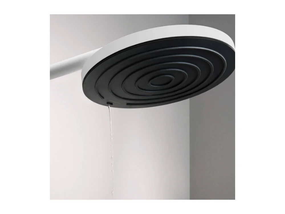 Colonne de douche encastrée thermostatique HANSGROHE ShowerSelect S Douche Pulsify Flexible Isiflex Douchette Raindance S blanc