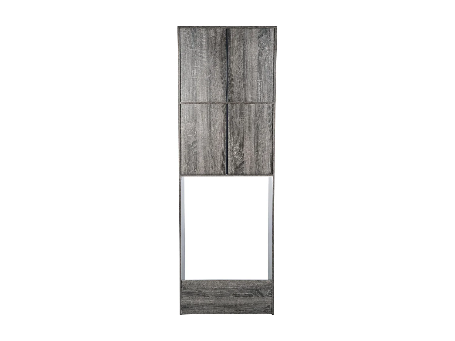 Etagère pour lave-linge Gardiner en Bois avec 2 étagères et 1 armoire à 2 portes