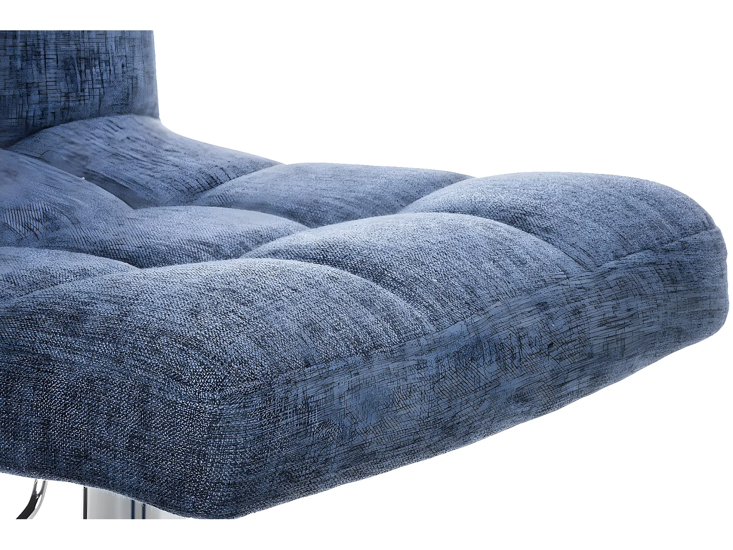 Barhocker - Stoff - blau - Peru