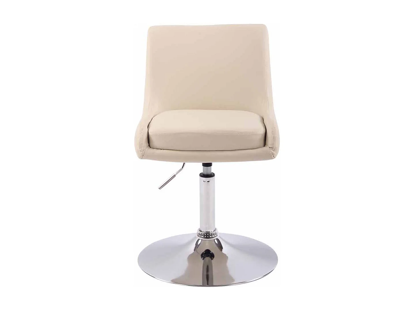 Chaise longue - Similicuir & Blanc - Crème - Club