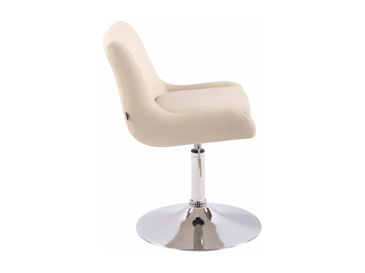 Chaise longue - Similicuir & Blanc - Crème - Club