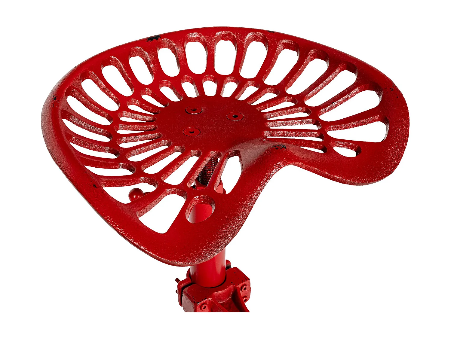 Tabouret de bar - Métal & Noir - Rouge - Butch