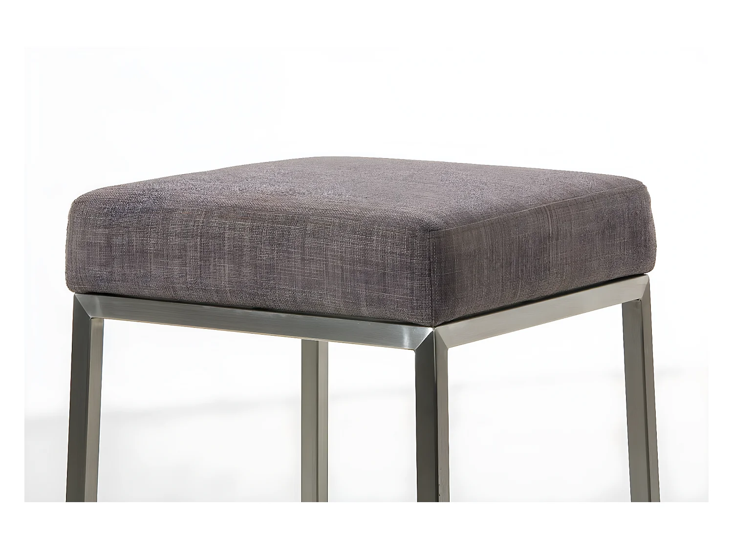 Sgabello da bar - Tessuto & edelstahl - grigio - Montreal 80