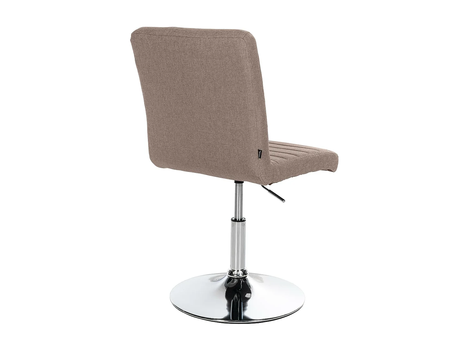 Lot de 2  chaise salle à manger - Tissu - Taupe - Elvas