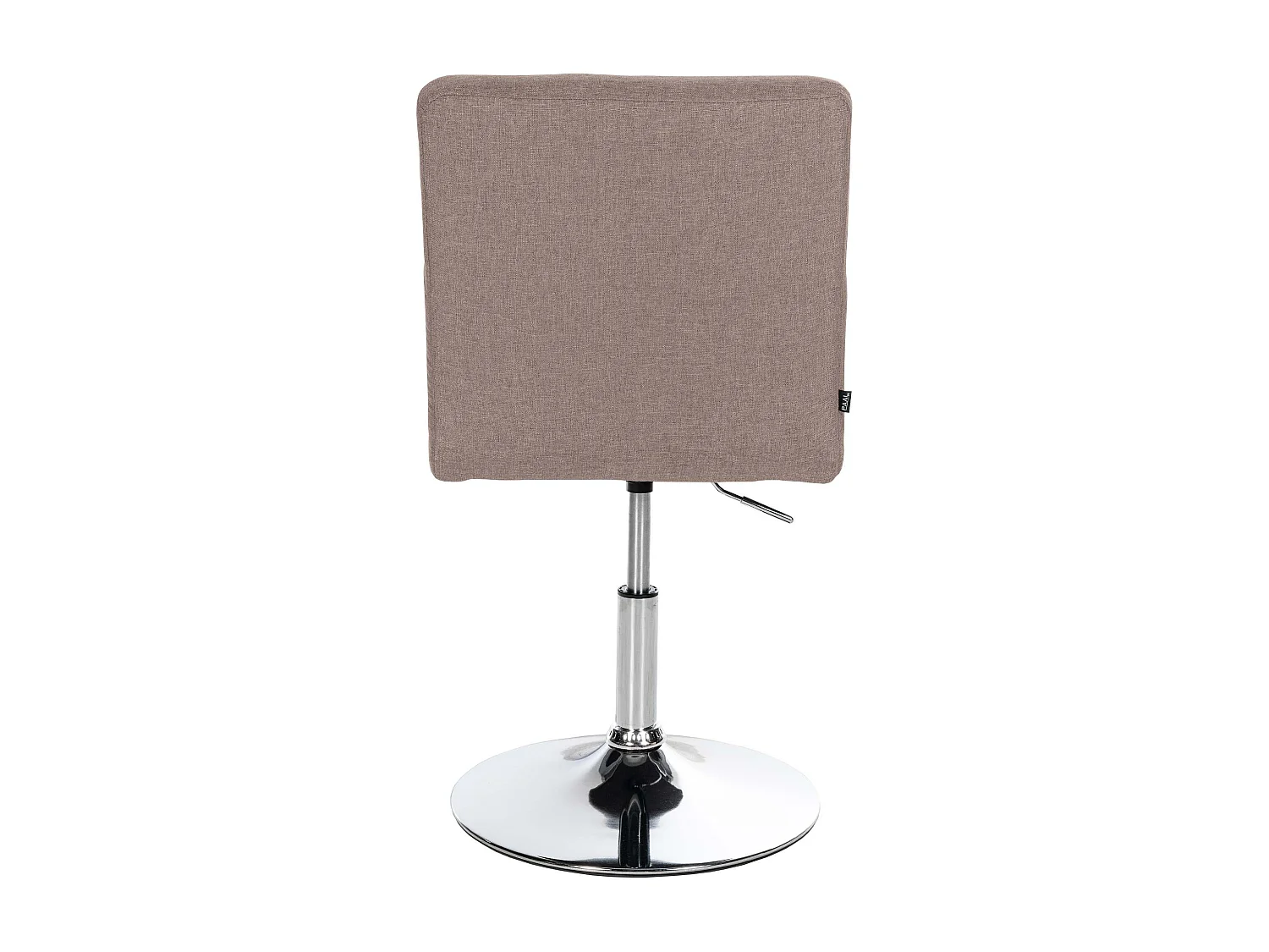 Lot de 2  chaise salle à manger - Tissu - Taupe - Elvas