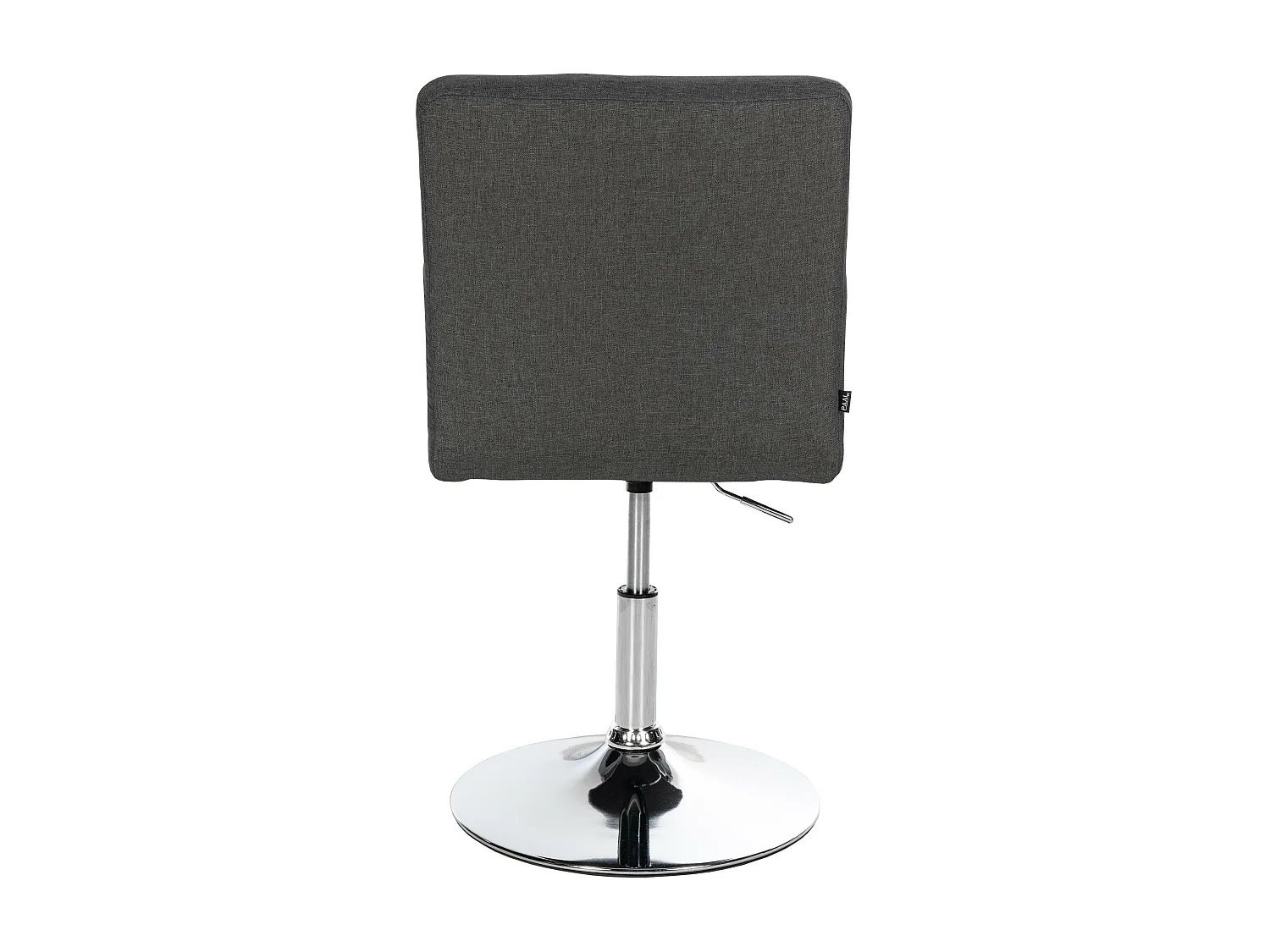 Lot de 2  chaise salle à manger - Tissu - Gris foncé - Elvas