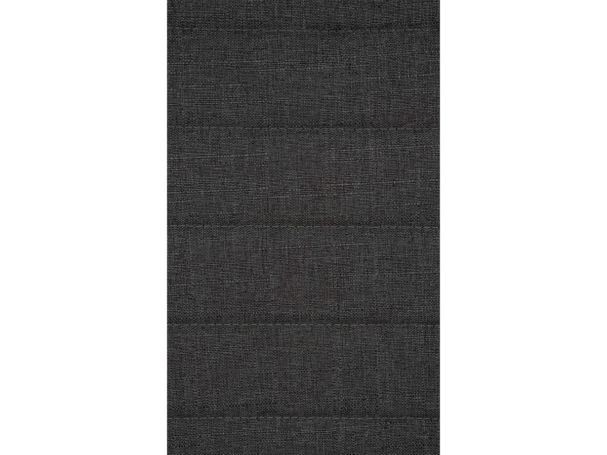 Lot de 2  chaise salle à manger - Tissu - Gris foncé - Elvas