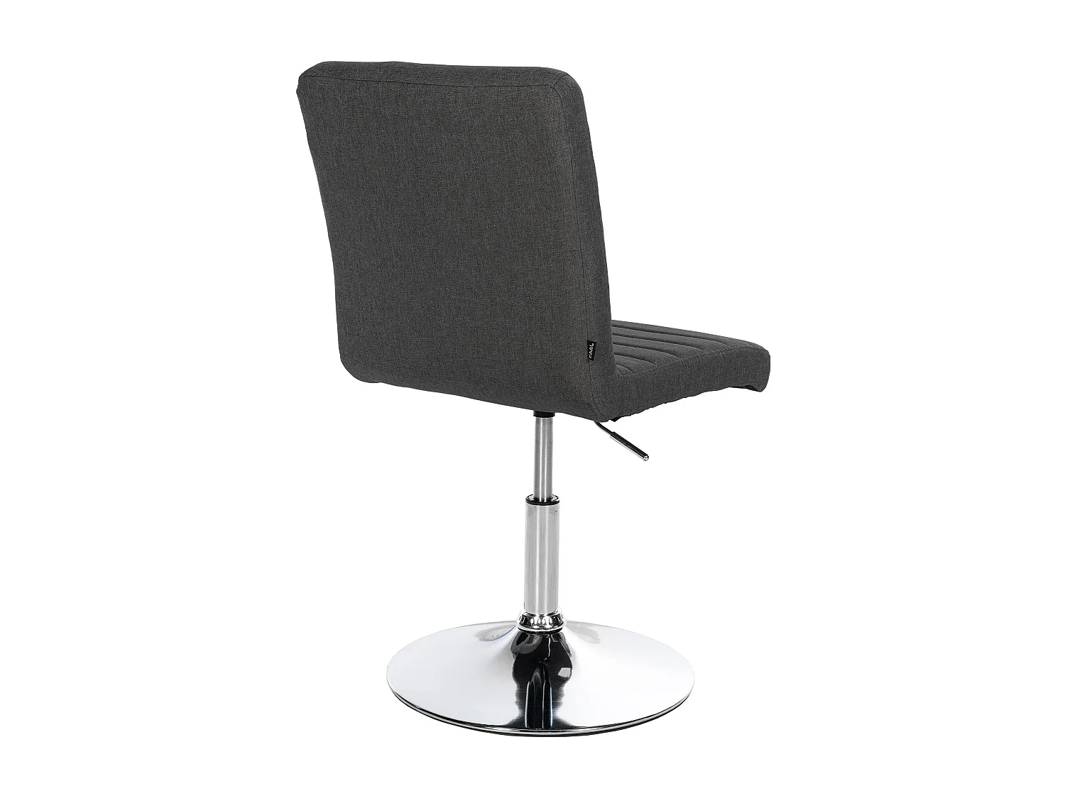 Lot de 2  chaise salle à manger - Tissu - Gris foncé - Elvas