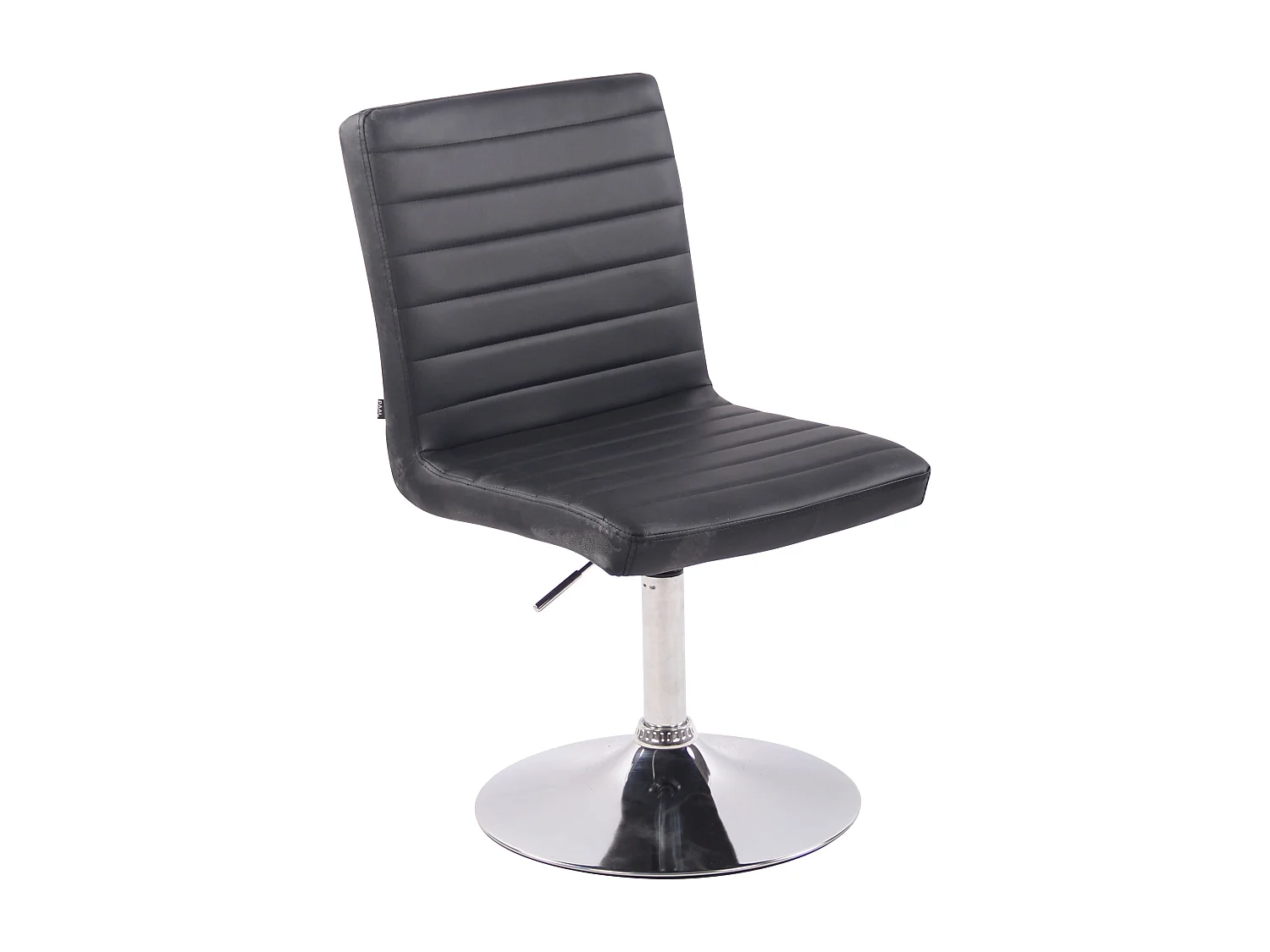 chaise salle à manger - Similicuir & Antique - Noir - Elvas