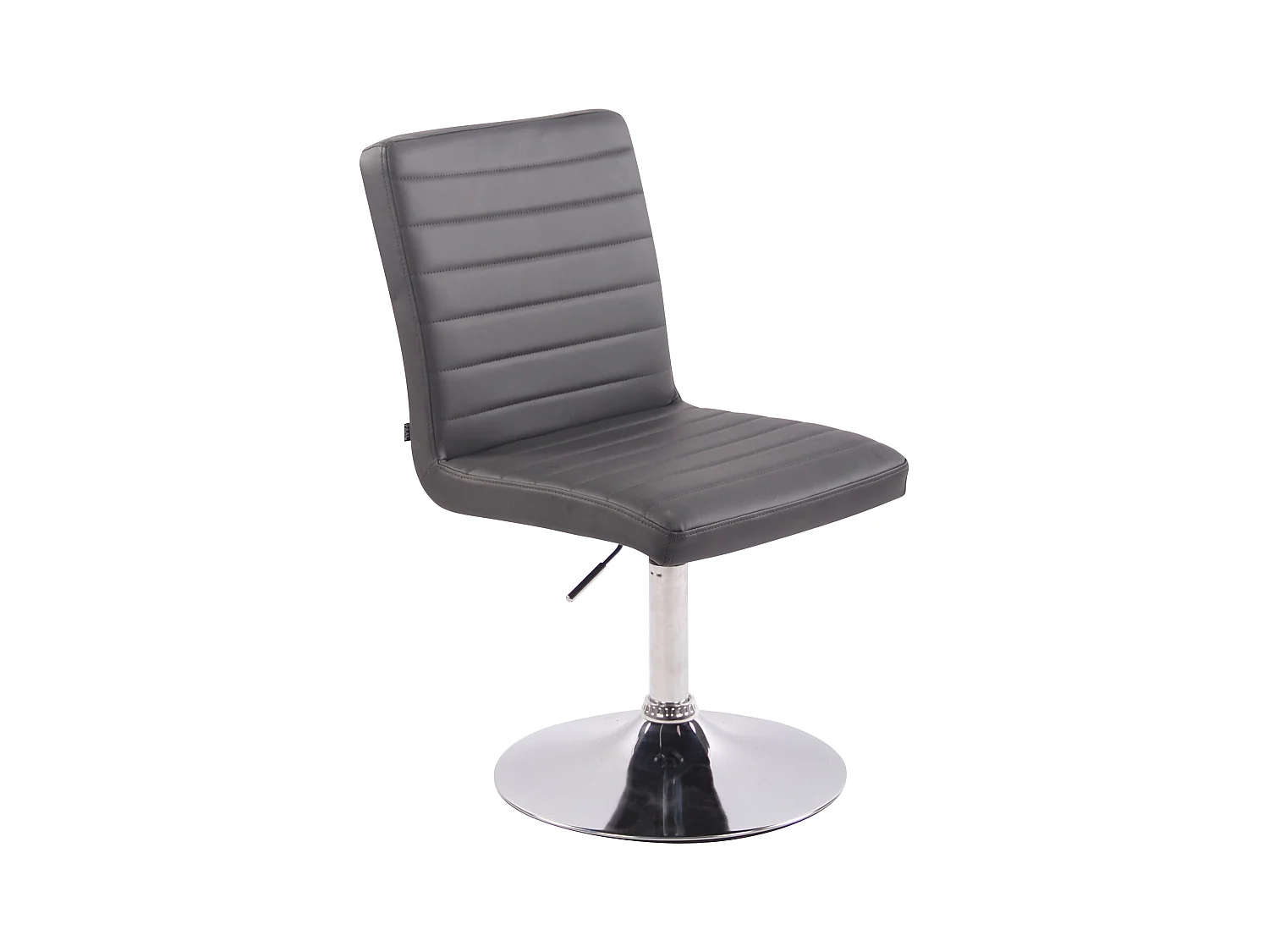 chaise salle à manger - Similicuir & Antique - Gris - Elvas