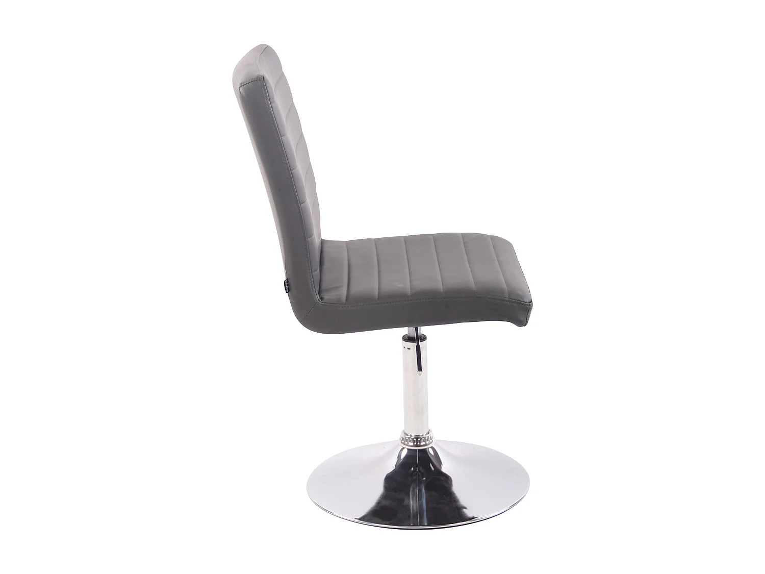 chaise salle à manger - Similicuir & Antique - Gris - Elvas