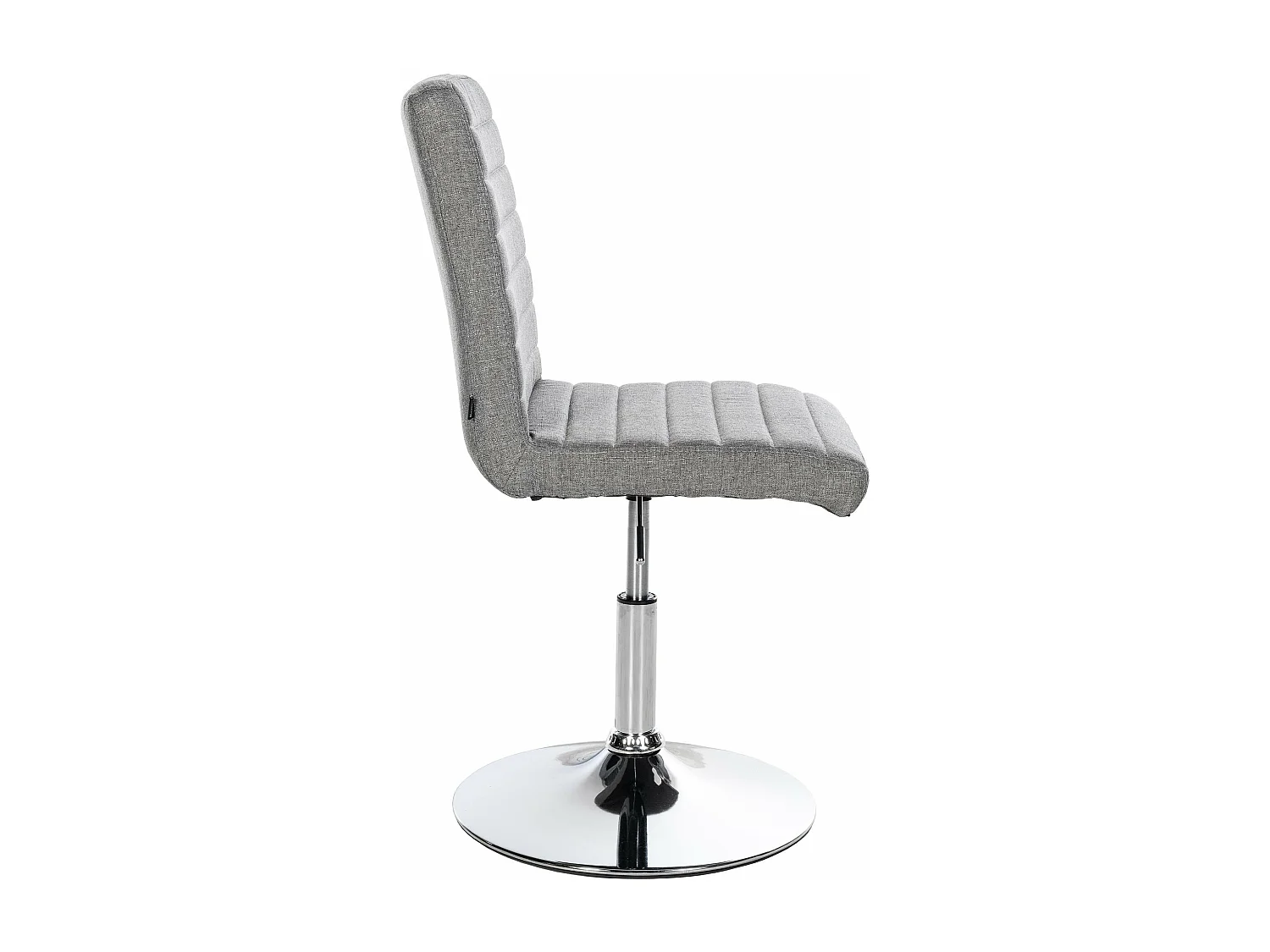 Lot de 2  chaise salle à manger - Tissu - Gris - Elvas