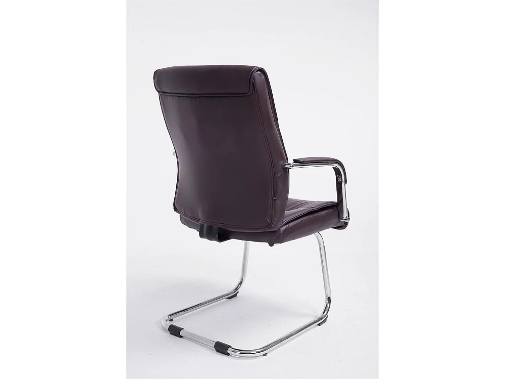 chaises oscillantes - Similicuir & Acier inoxydable - Marron - Sievert
