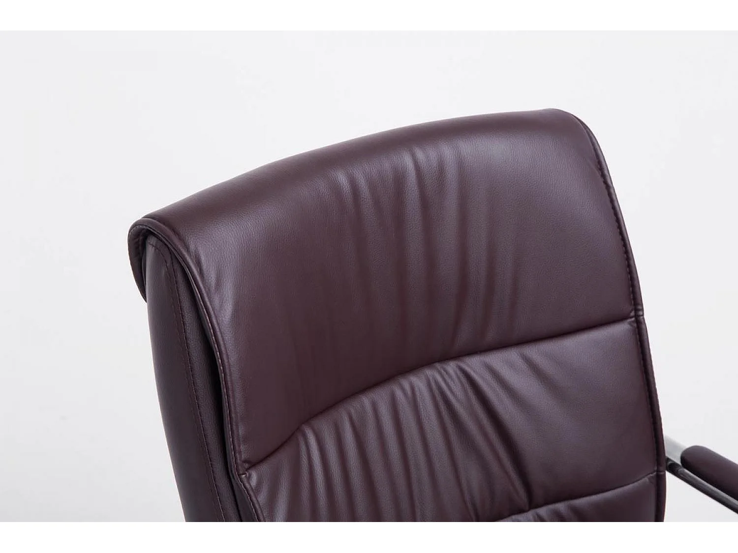 chaises oscillantes - Similicuir & Acier inoxydable - Marron - Sievert