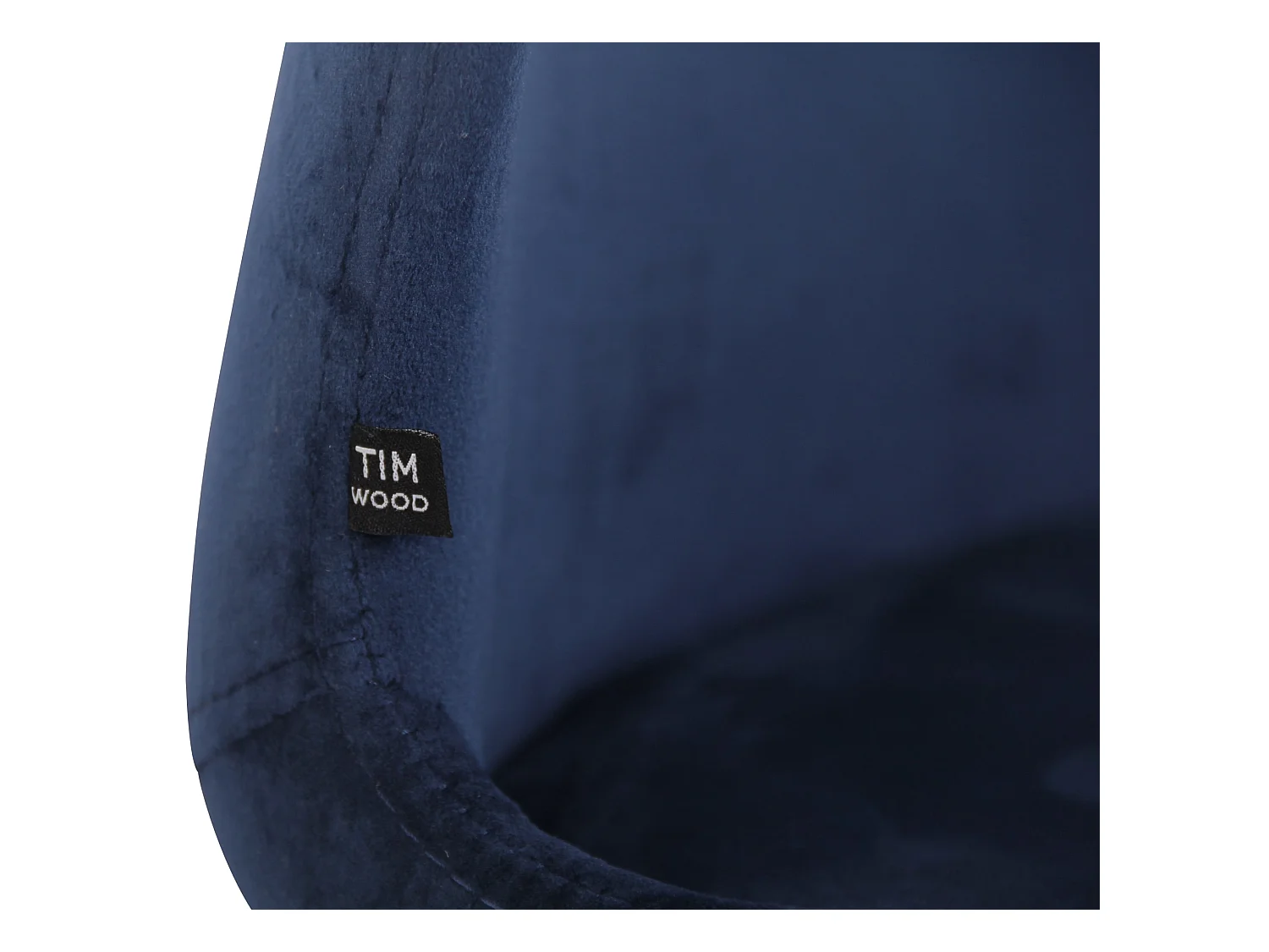 Lot de 2  chaise salle à manger - Velours - Bleu - Luna