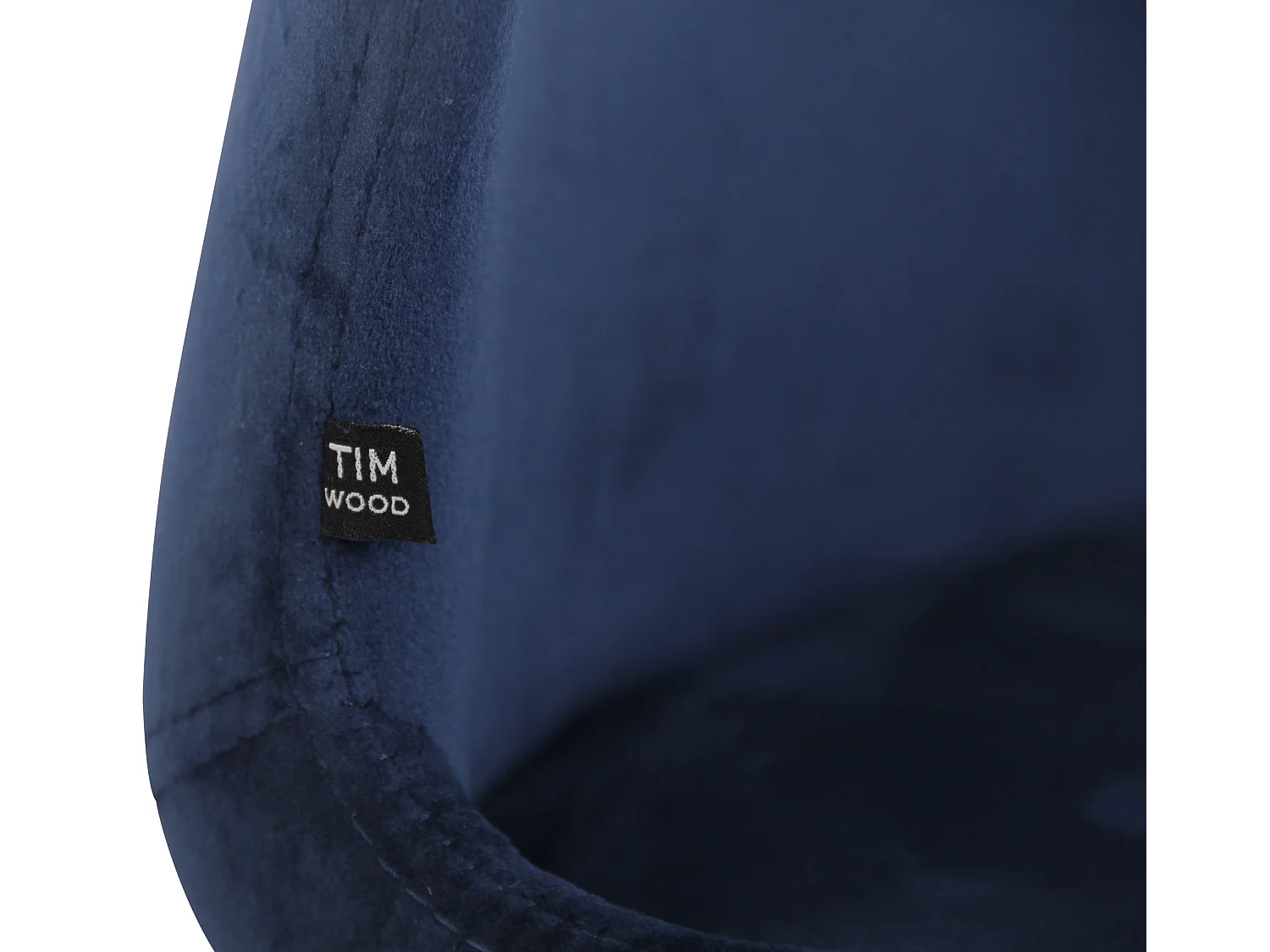 4er Set Esszimmerstuhl - Samt - blau - Luna