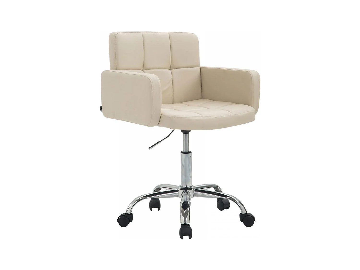 Chaise de bureau - Similicuir & Métal chromé - Los Angeles