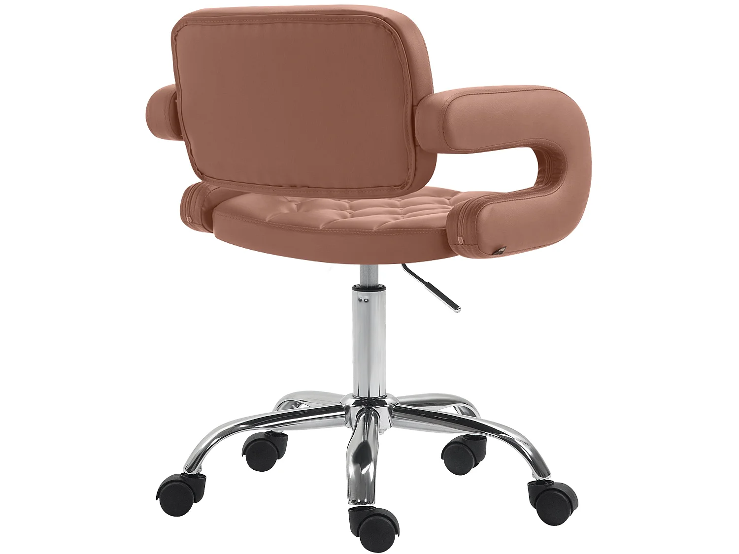 Chaise de bureau - Similicuir - Cognac - Dublin