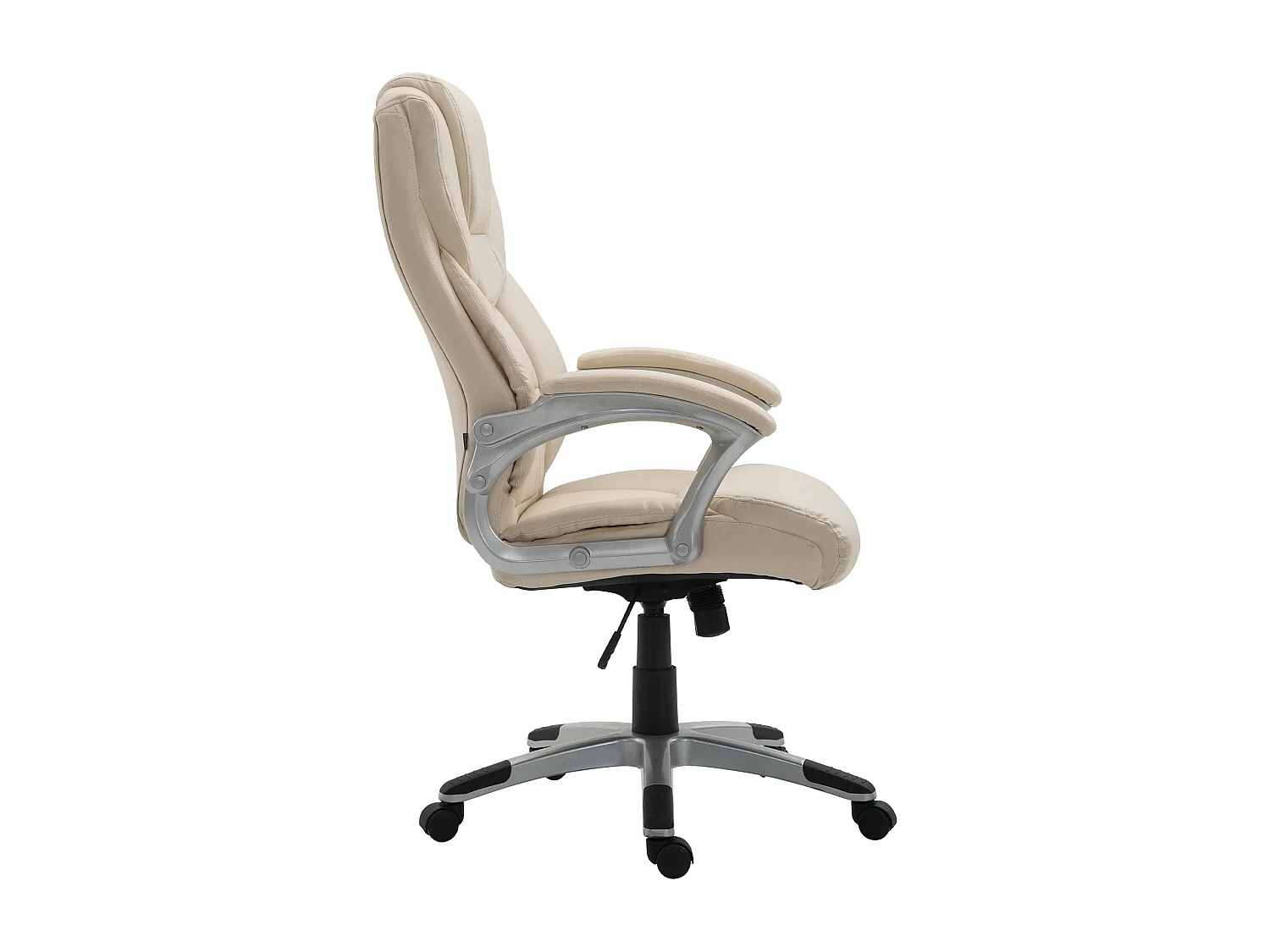 Chaise de bureau - Similicuir & Nature - Crème - Texas V2