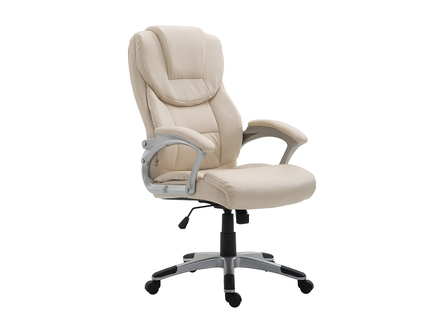 Chaise de bureau - Similicuir & Nature - Crème - Texas V2