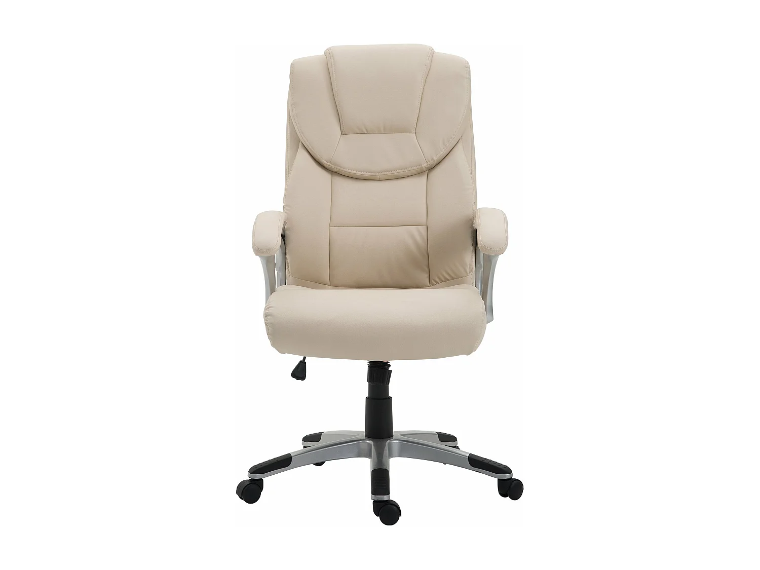 Chaise de bureau - Similicuir & Nature - Crème - Texas V2