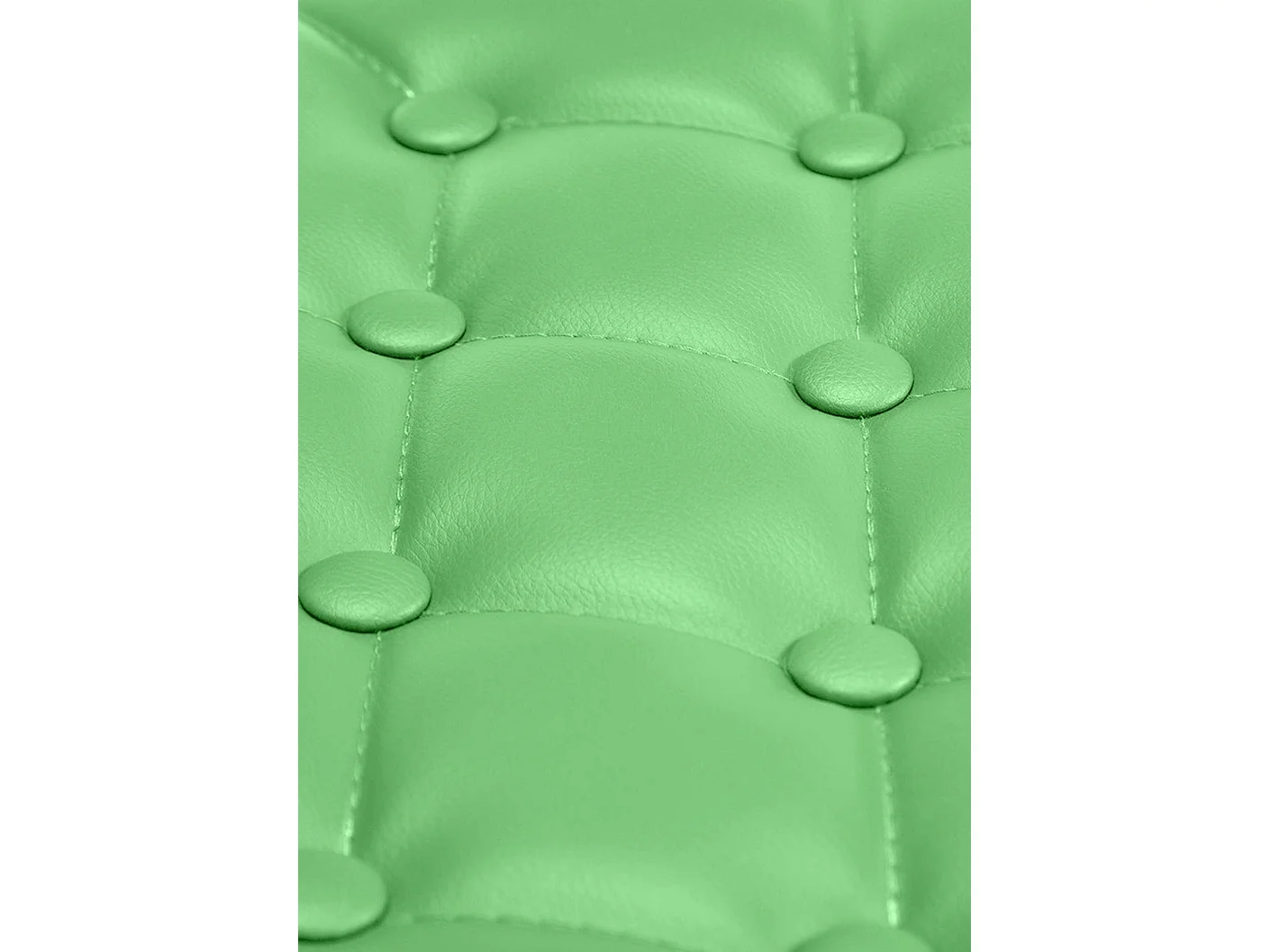 Bürostuhl - Kunstleder & Metall in Chromoptik - grün - Dublin