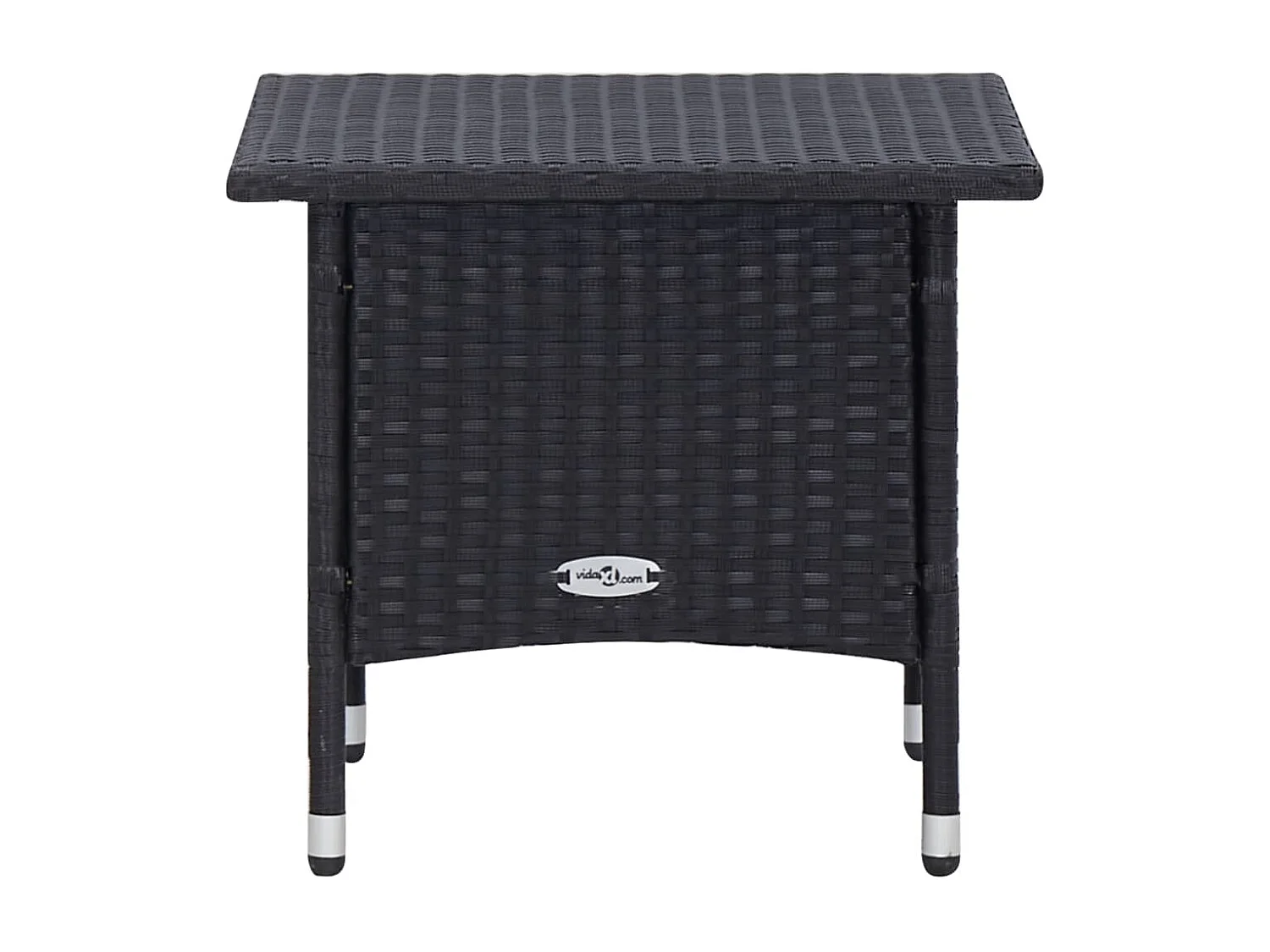 Salon de jardin 2 pcs avec coussins Résine tressée Noir 2