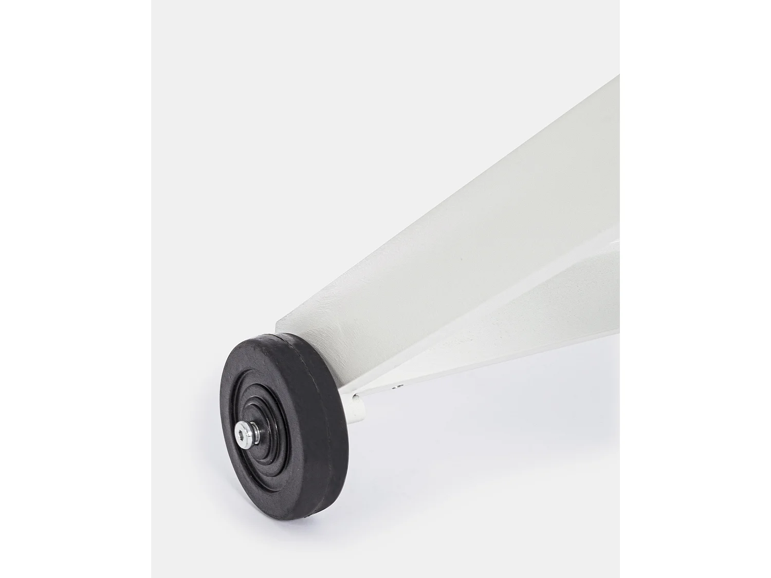 Chaise longue en aluminium blanc et gris Chloé - Lot de 4