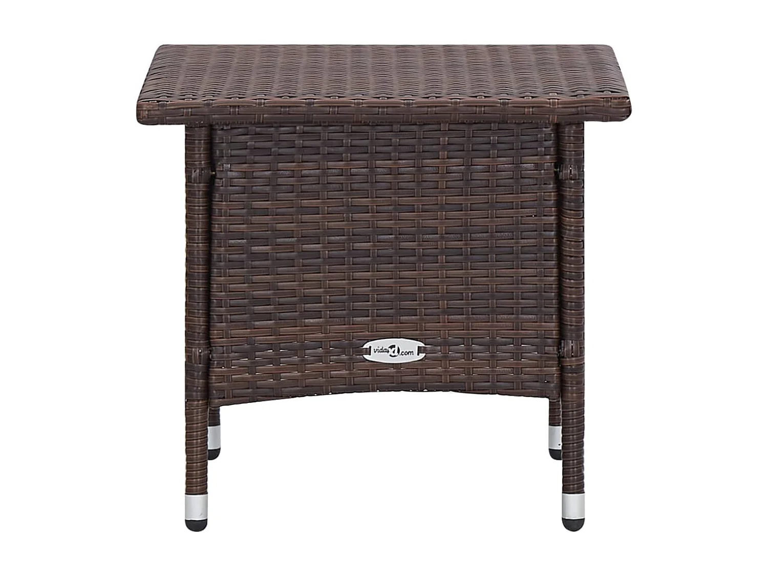 Salon de jardin 2 pcs avec coussins Résine tressée Marron 3