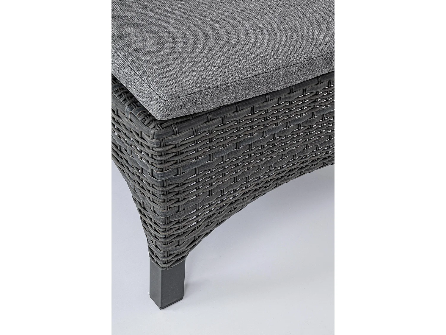 Antraciet aluminium loungestoel met Ben kussens