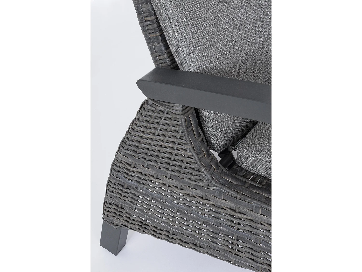 Antraciet aluminium loungestoel met Ben kussens